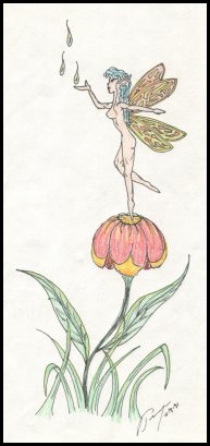 Faerie on a Flower