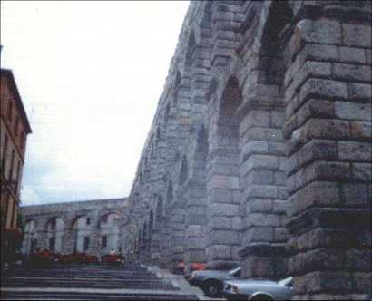 Aquaduct in Segovia, Spain