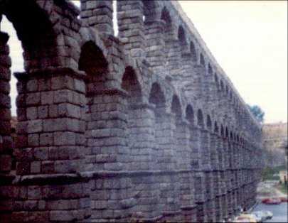 Aquaduct in Segovia, Spain
